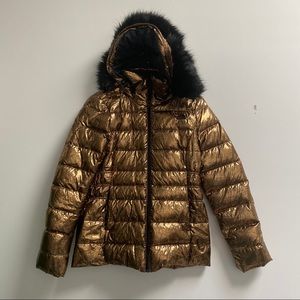 The North Face Gold Parka Jacket size M